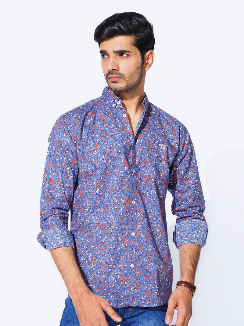 Multi Color Designer Printed Casual Shirt (CSP-284)