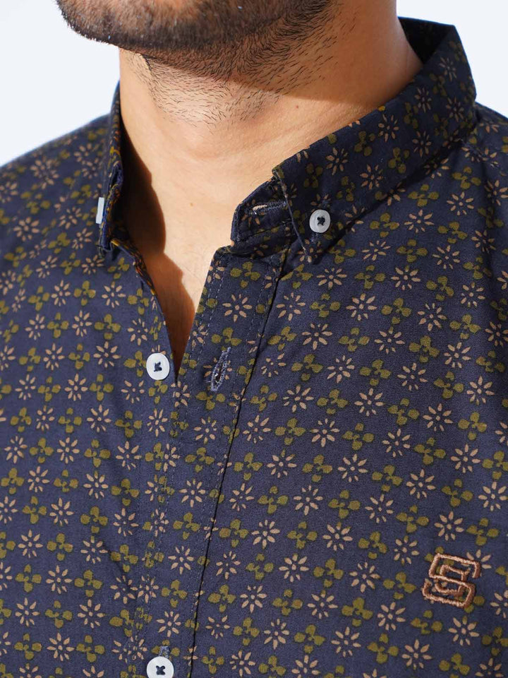 Multi Color Designer Printed Casual Shirt (CSP-292)