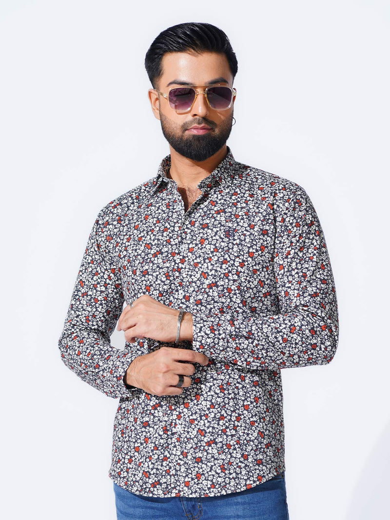 Multi Color Designer Printed Casual Shirt (CSP-301)