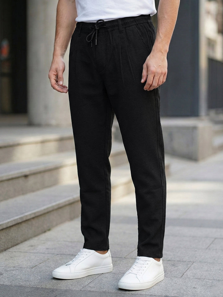 Black Cotton Stretch Trouser (CST-026)