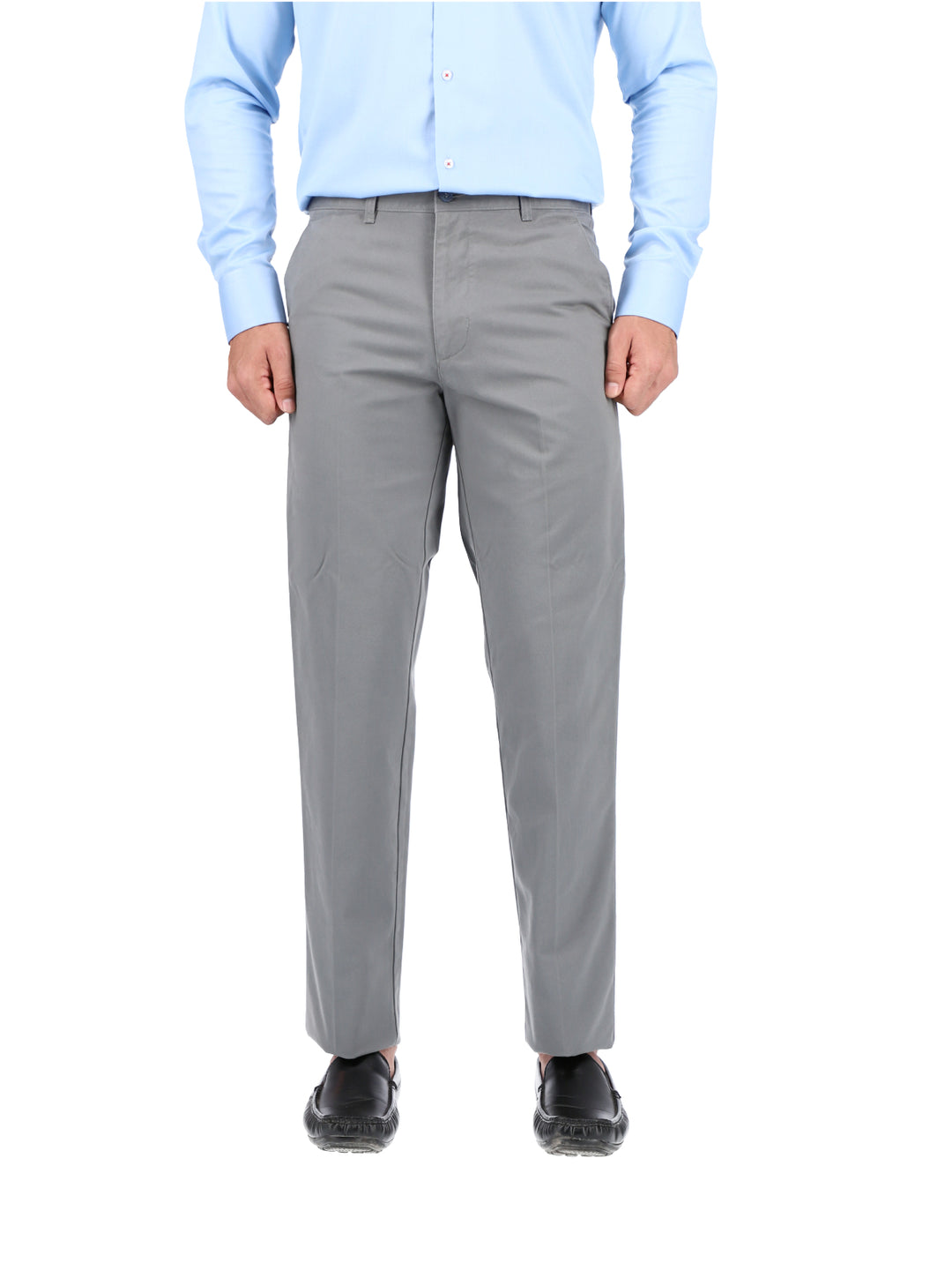 Grey Wrinkle Free Trouser (CTR-81)