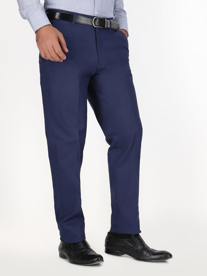 Navy Blue Wrinkle Free Trouser (CTR-89)