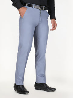 Bluish Grey Wrinkle Free Trouser (CTR-92)