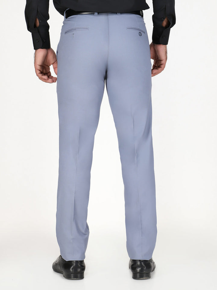 Bluish Grey Wrinkle Free Trouser (CTR-92)