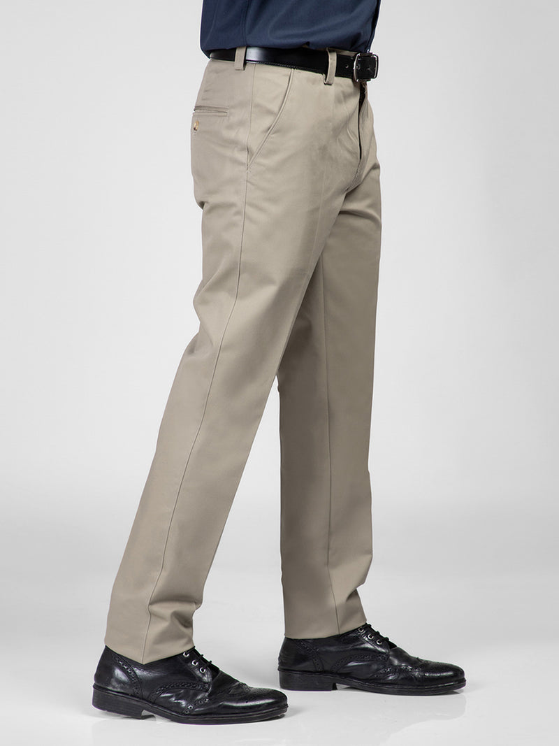 Fawn Self Wrinkle-Free Executive Formal Dress Pant (CTR-111)