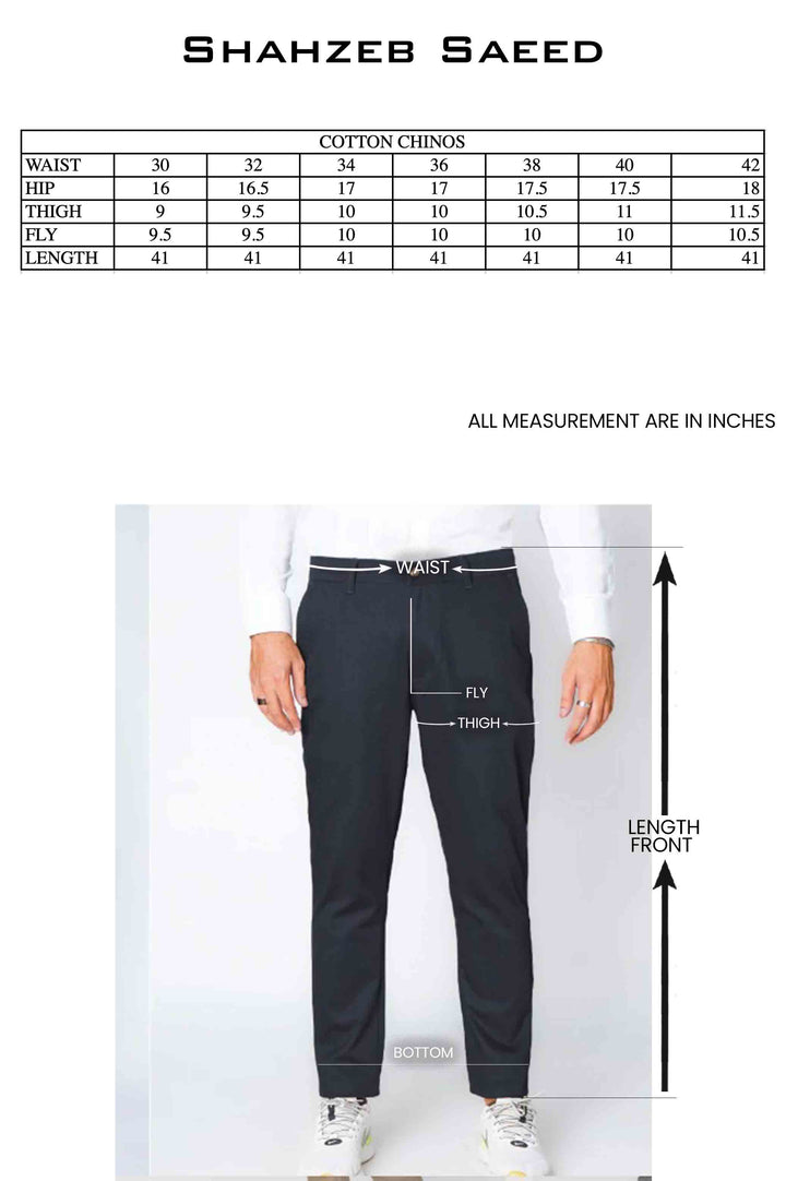 Stone Self Cotton Chino Pant-42