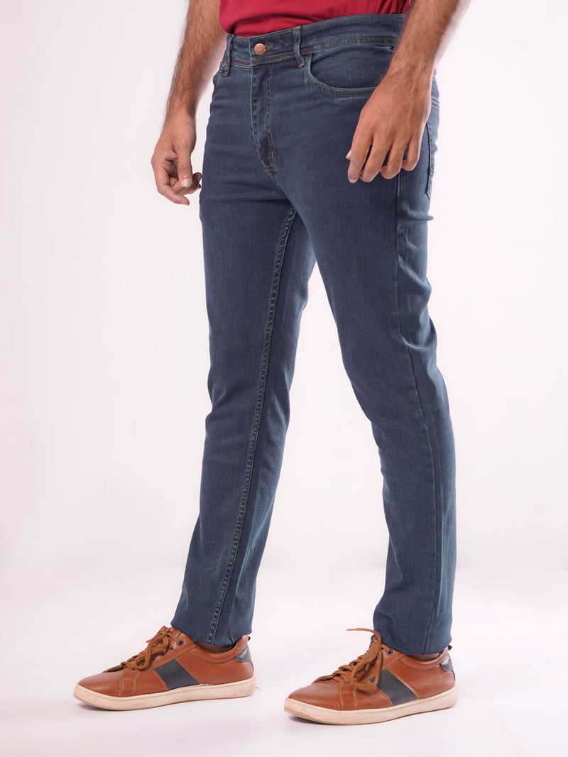 Blue Stretchable Denim Jeans 36