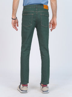 Dark Green Stretchable Denim Jeans 39