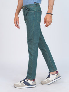 Light Green Stretchable Denim Jeans 39