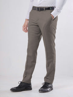 Light Brown Self Executive Formal Dress Trouser (FDT-119)