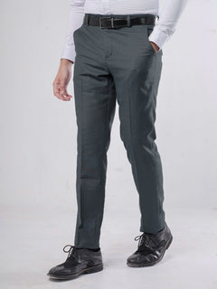 Dark Grey Self Executive Formal Dress Trouser (FDT-120)
