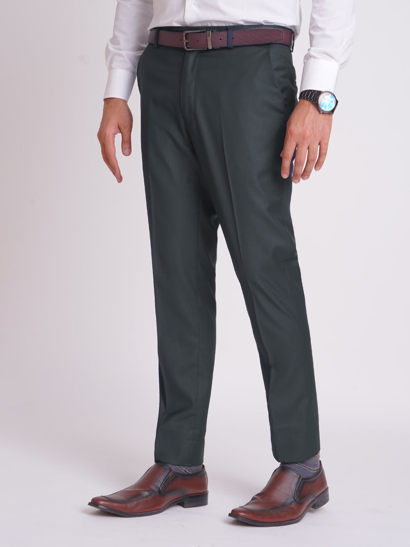 Charcoal Grey Plain Executive Formal Dress Trouser  (FDT-157)