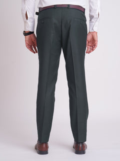 Charcoal Grey Plain Executive Formal Dress Trouser  (FDT-157)