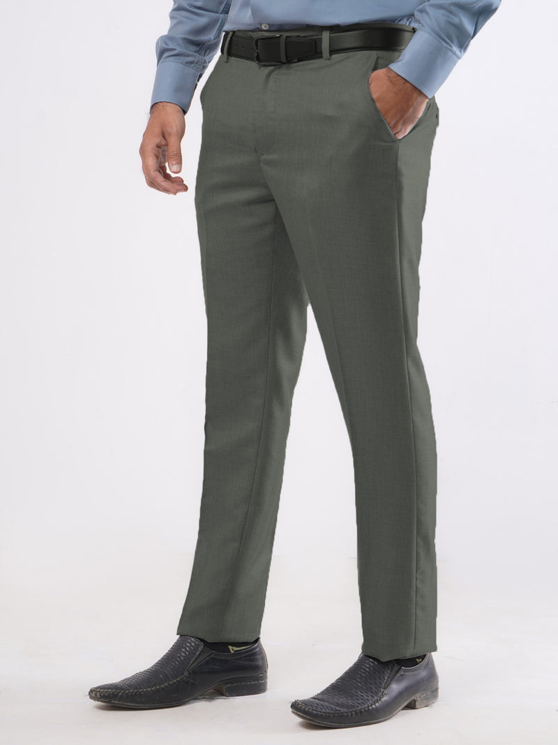 Green Plain Executive Formal Dress Trouser (FDT-101)