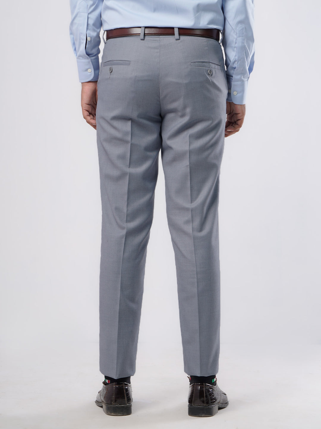 Light Grey Self Executive Formal Dress Trouser (FDT-104)