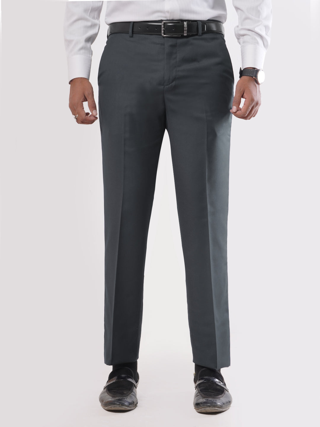 Dark Grey Plain Executive Formal Dress Trouser (FDT-109)