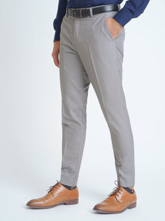 Grey Self Executive Formal Dress Trouser (FDT-113)