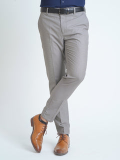 Grey Self Executive Formal Dress Trouser (FDT-113)