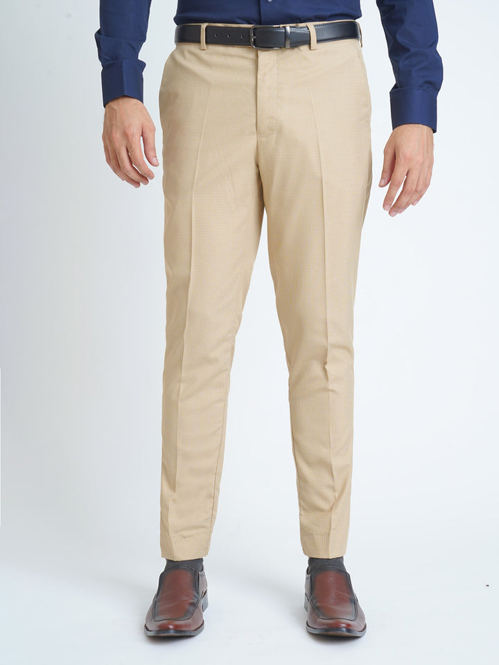 Khaki Self Executive Formal Dress Trouser (FDT-116)