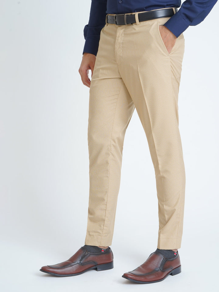 Khaki Self Executive Formal Dress Trouser (FDT-116)