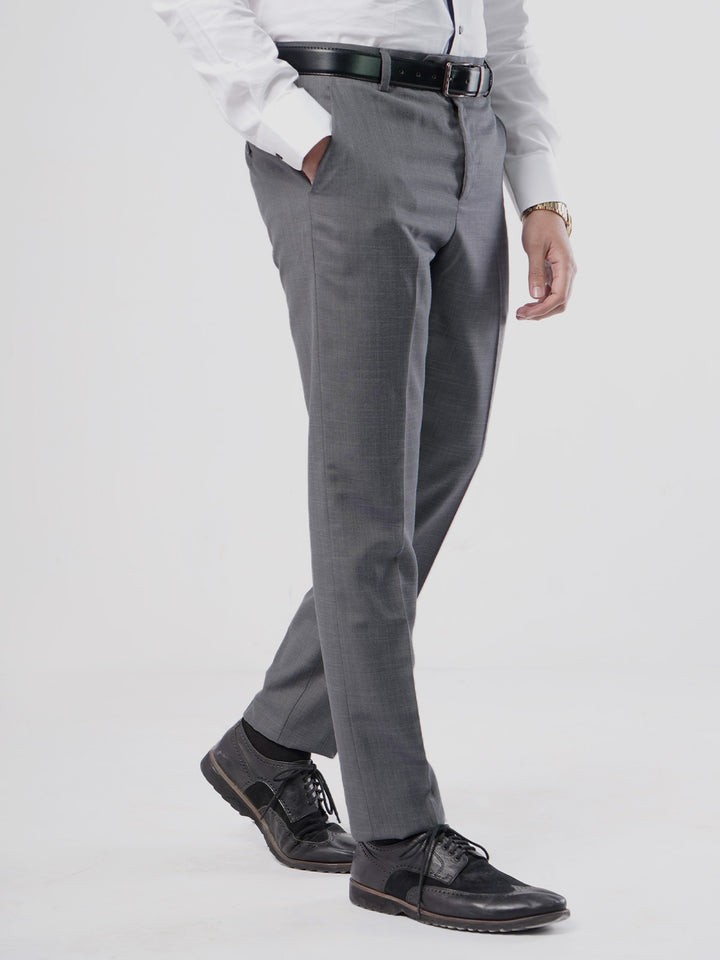 Dark Grey Plain Executive Formal Dress Trouser (FDT-122)