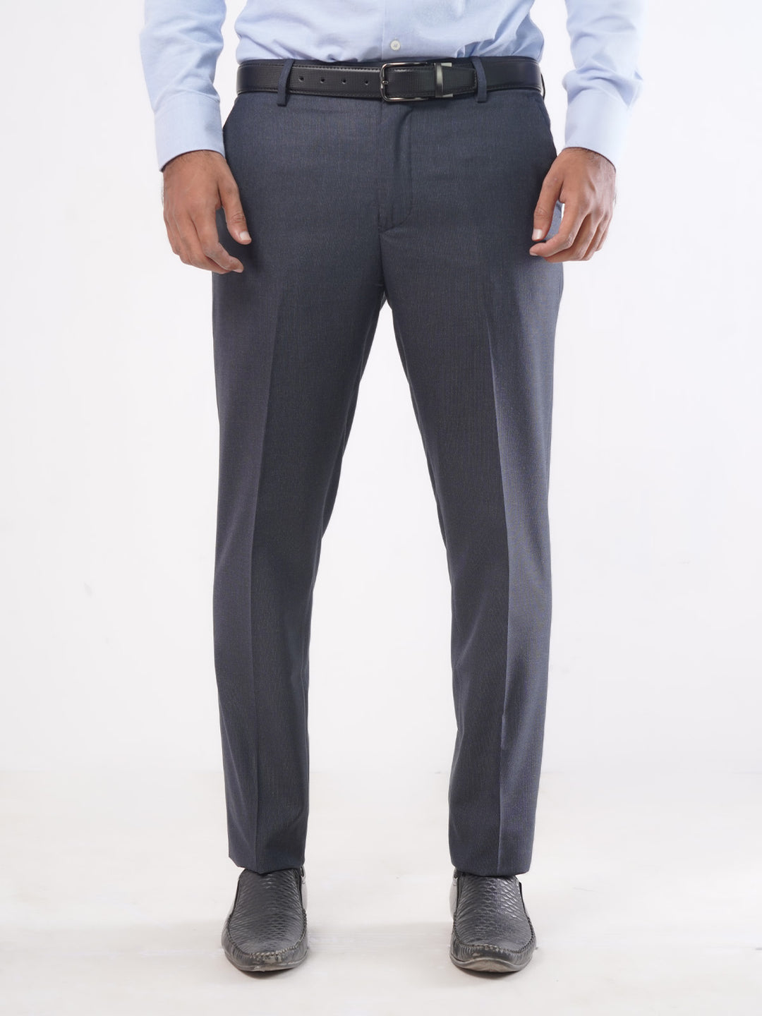 Dark Blue Self Executive Formal Dress Trouser (FDT-124)