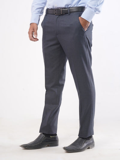 Dark Blue Self Executive Formal Dress Trouser (FDT-124)