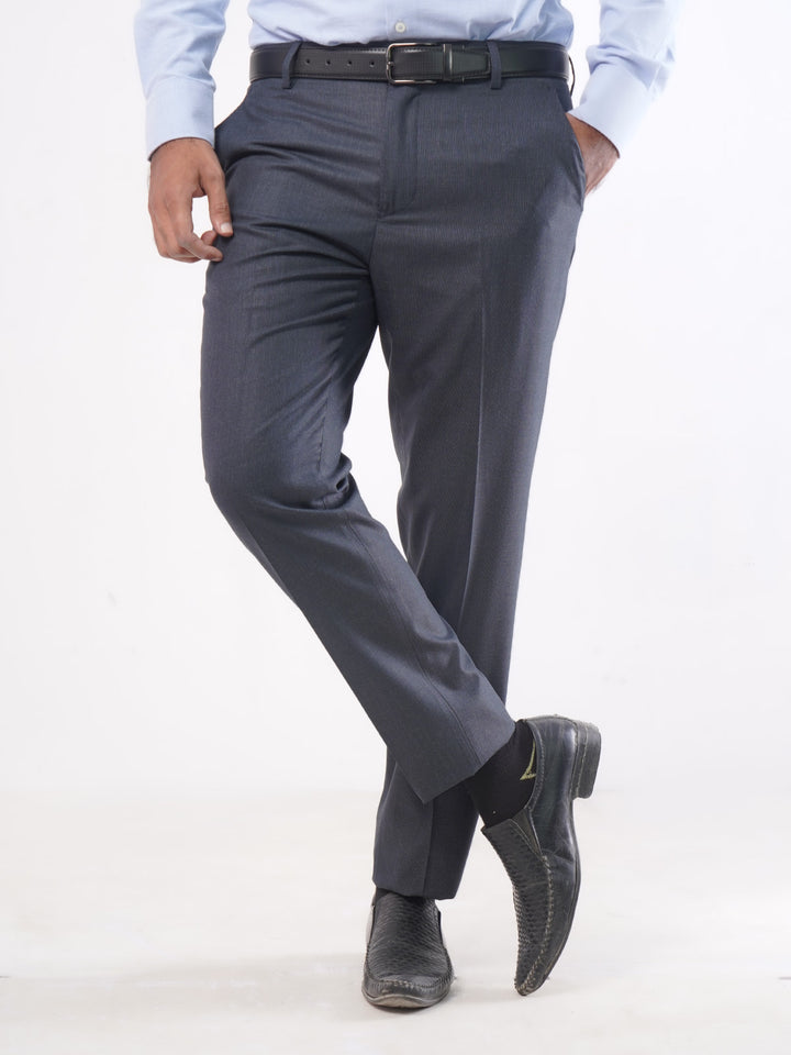 Dark Blue Self Executive Formal Dress Trouser (FDT-124)