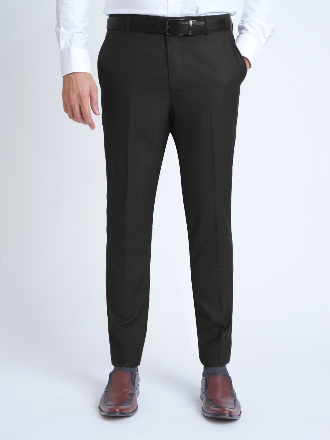 Black Plain Executive Formal Dress Trouser (FDT-125)