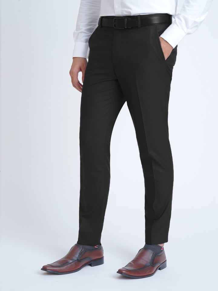 Black Plain Executive Formal Dress Trouser (FDT-125)