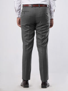 Dark Grey Self Executive Formal Dress Trouser (FDT-126)