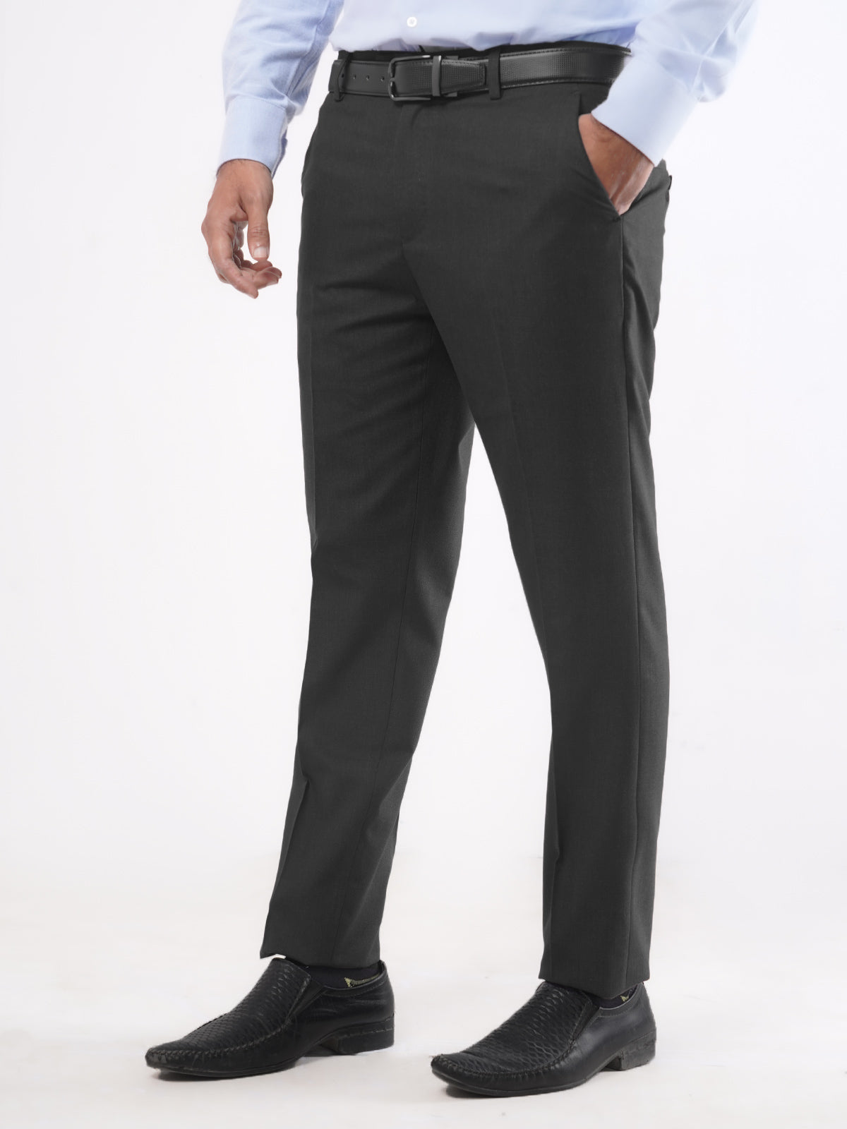Black Plain Executive Formal Dress Trouser (FDT-130)