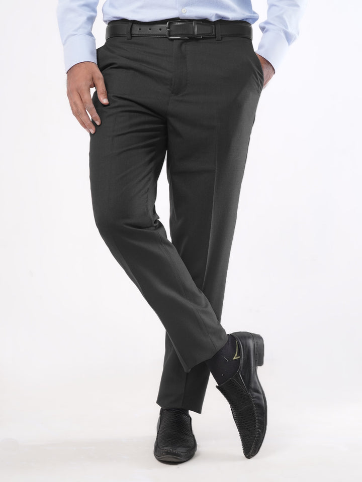 Black Plain Executive Formal Dress Trouser (FDT-130)