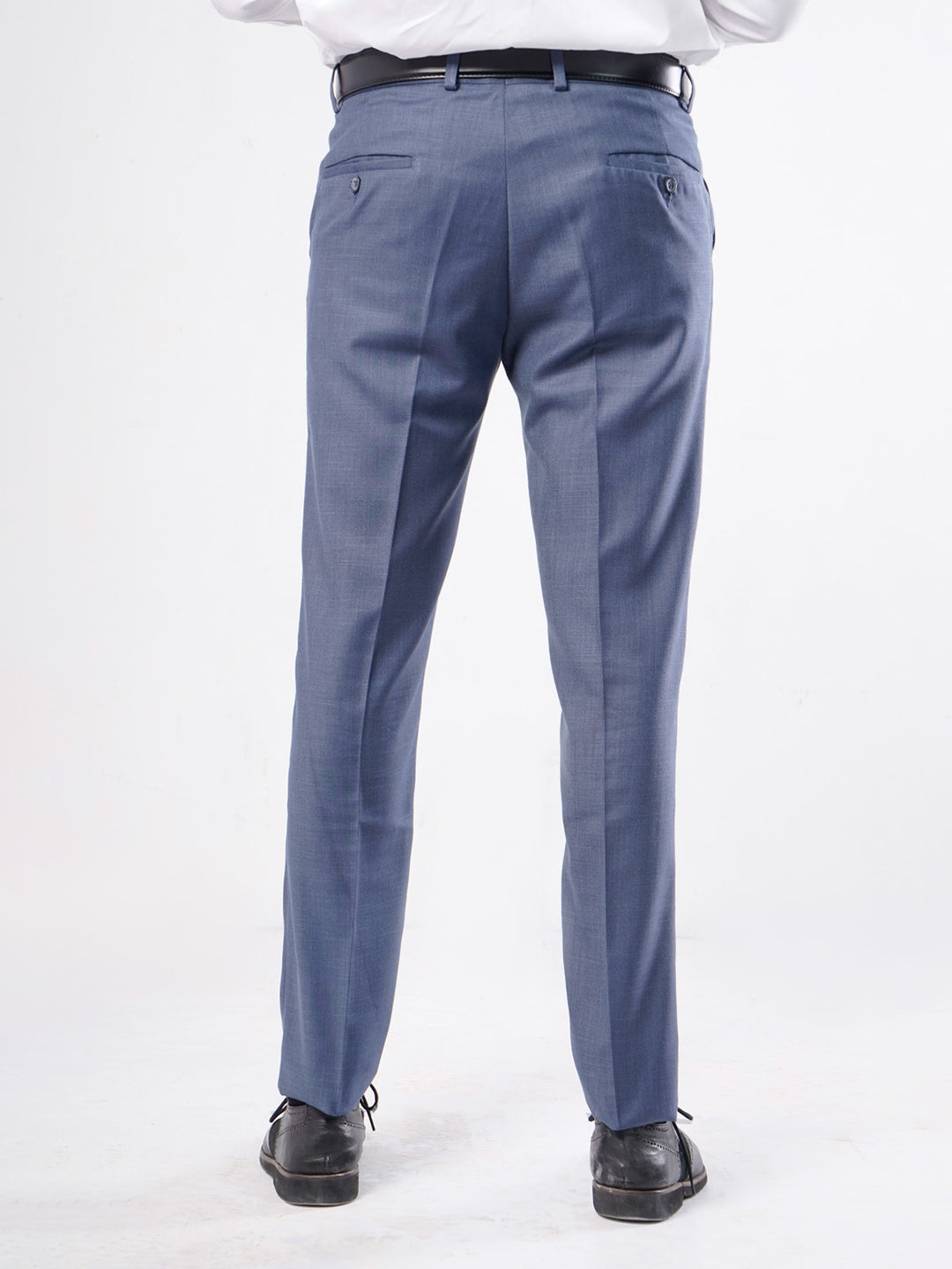 Blue Self Executive Formal Dress Trouser (FDT-132)