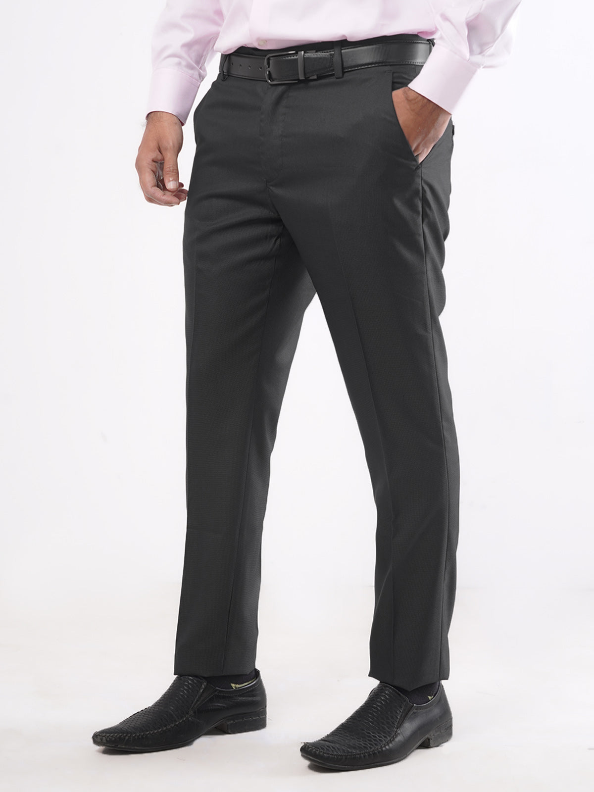 Black Plain Executive Formal Dress Trouser (FDT-135)