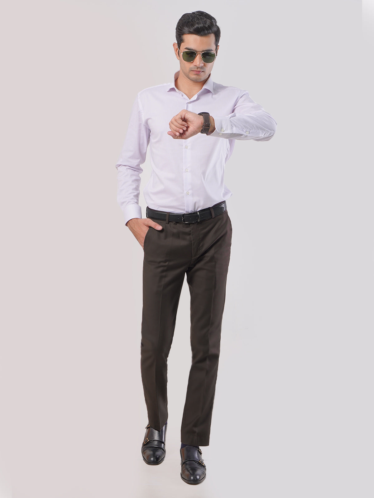 Brown Plain Executive Formal Dress Trouser (FDT-136)