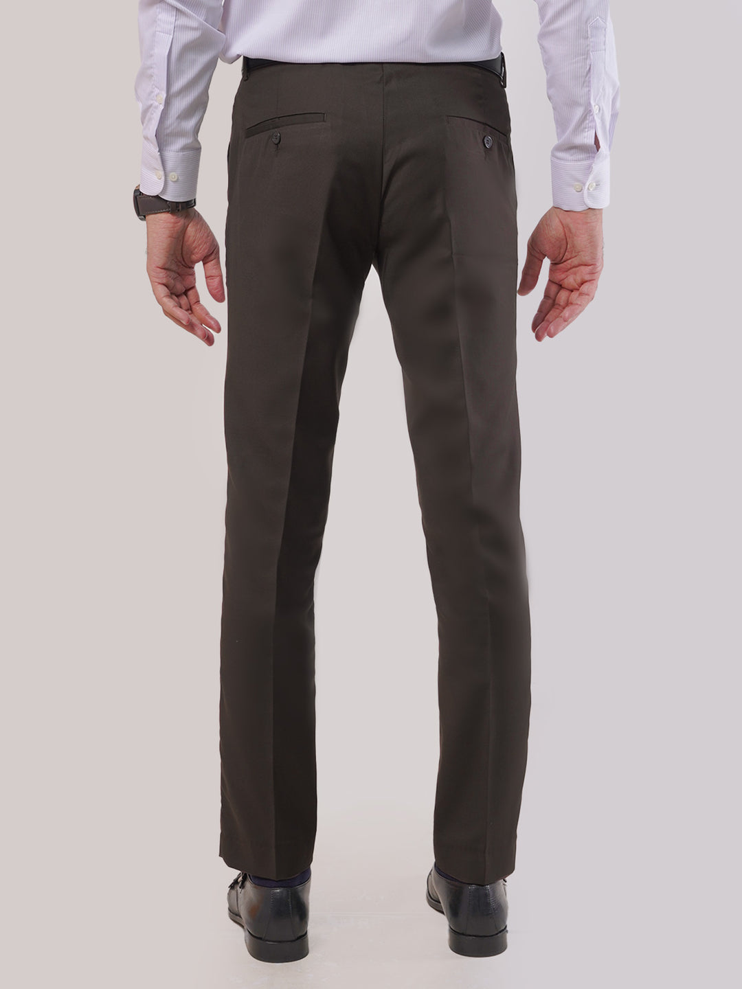 Brown Plain Executive Formal Dress Trouser (FDT-136)