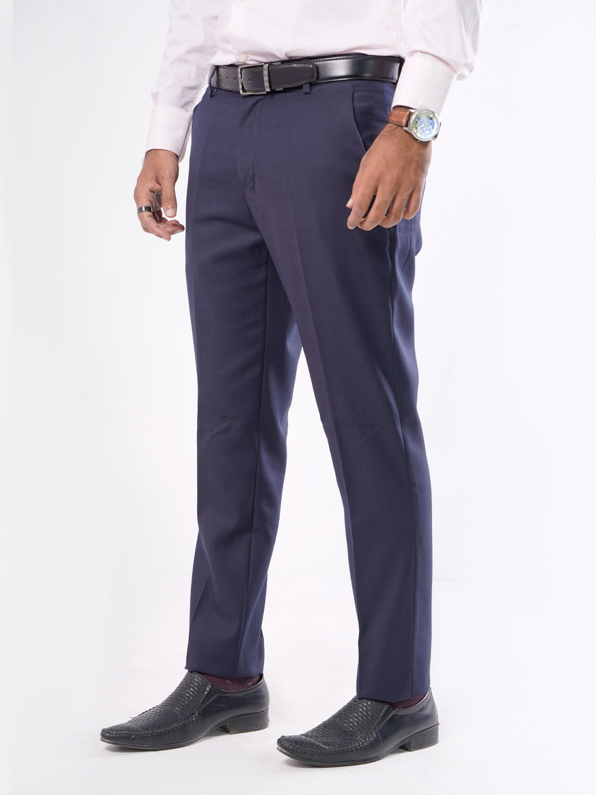 Navy Blue Plain Executive Formal Dress Trouser (FDT-137)