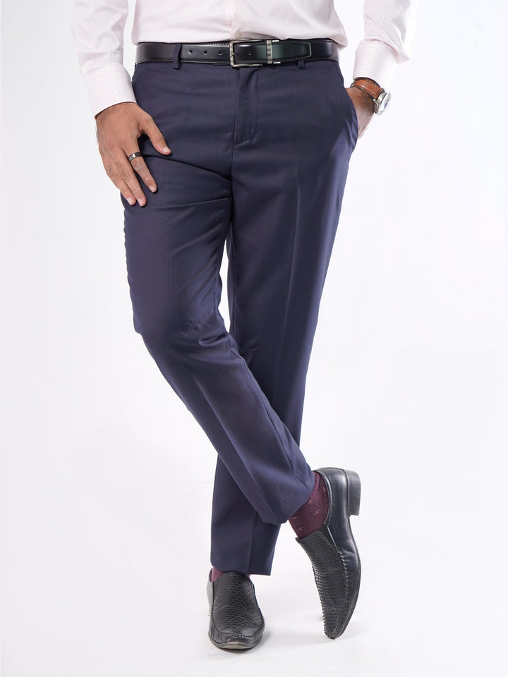 Navy Blue Plain Executive Formal Dress Trouser (FDT-137)