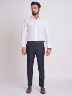 Dark Blue Plain Executive Formal Dress Trouser (FDT-140)