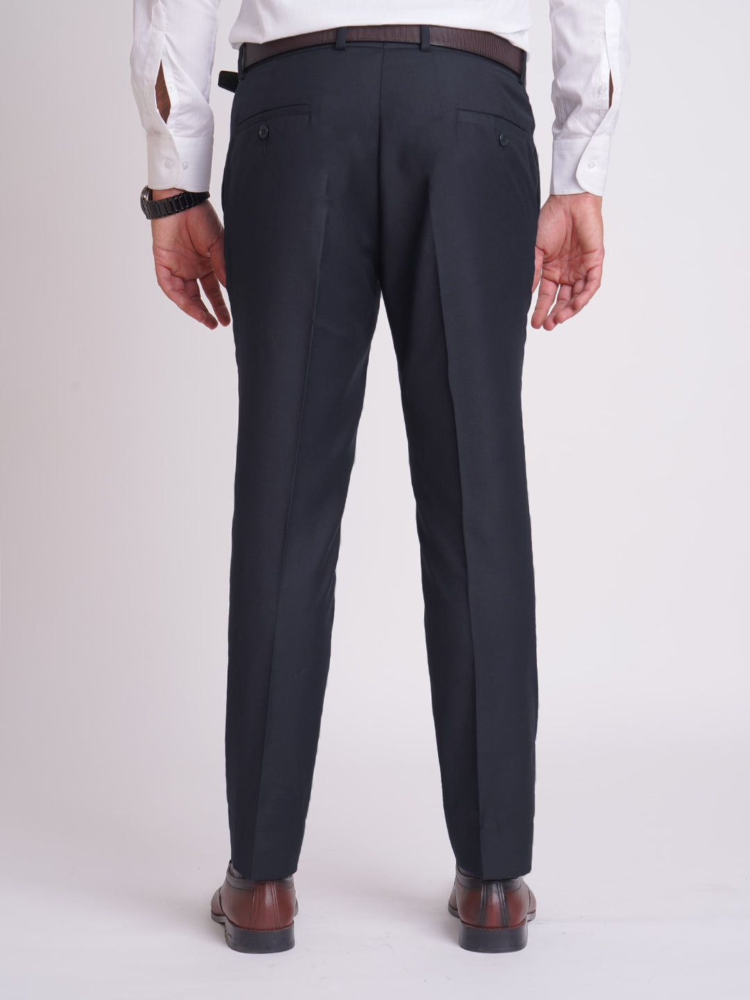 Dark Blue Plain Executive Formal Dress Trouser (FDT-140)