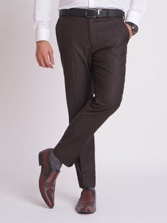 Dark Brown Plain Executive Formal Dress Trouser (FDT-142)