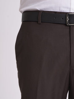 Dark Brown Plain Executive Formal Dress Trouser (FDT-142)