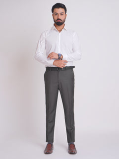 Dark Grey Plain Executive Formal Dress Trouser (FDT-143)