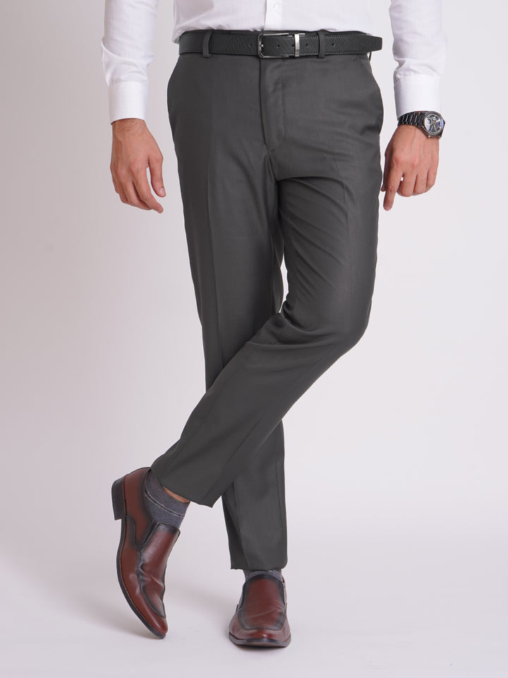 Dark Grey Plain Executive Formal Dress Trouser (FDT-143)