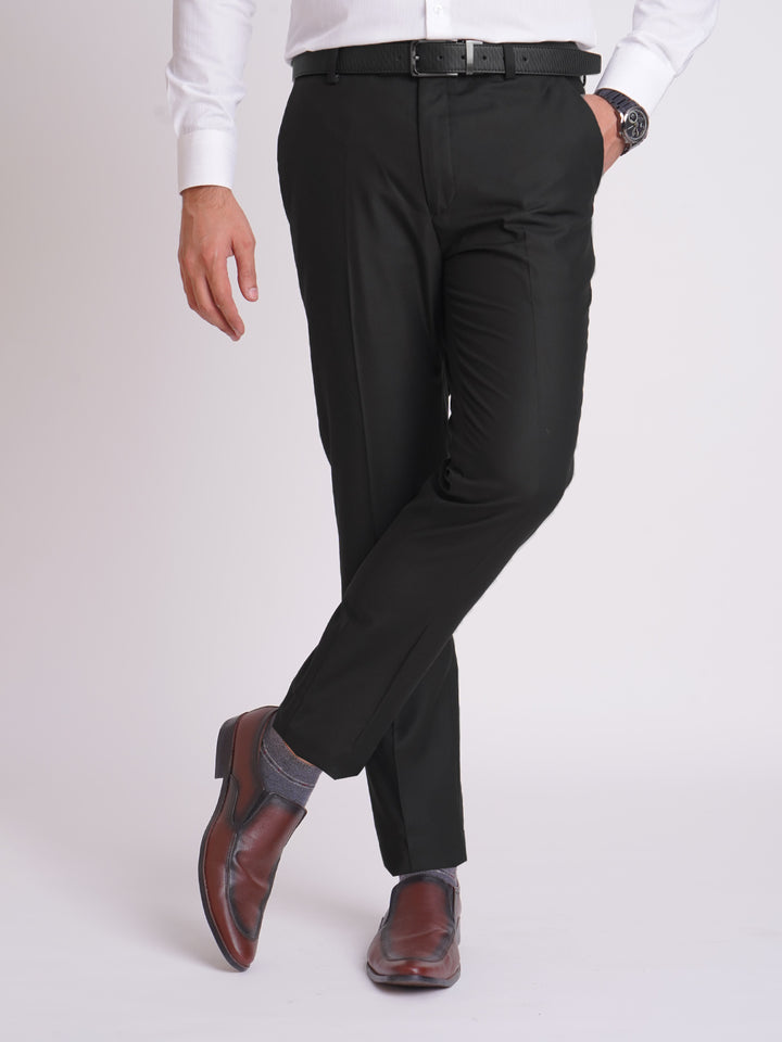 Black Plain Executive Formal Dress Trouser (FDT-145)