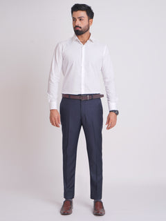 Blue Plain Executive Formal Dress Trouser  (FDT-153)