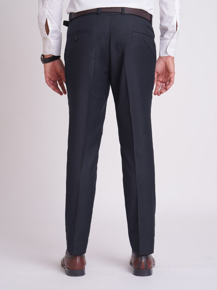 Dark Navy Self Executive Formal Dress Pant  (FDT-161)