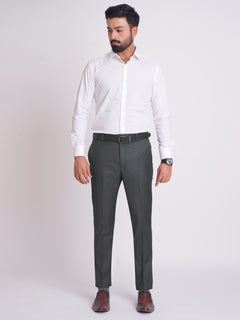 Dark Grey Plain Executive Formal Dress Pant  (FDT-163)