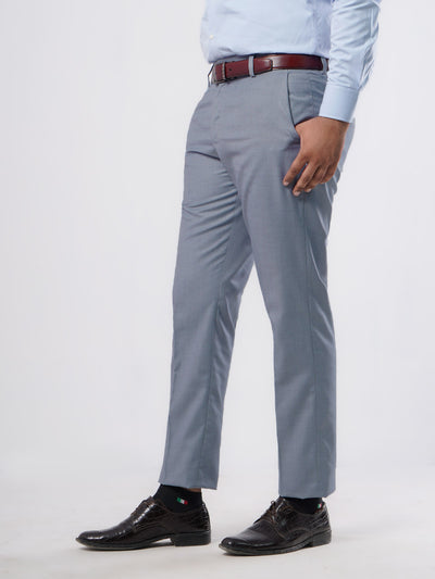 Grey Self Executive Formal Dress Pant  (FDT-165)